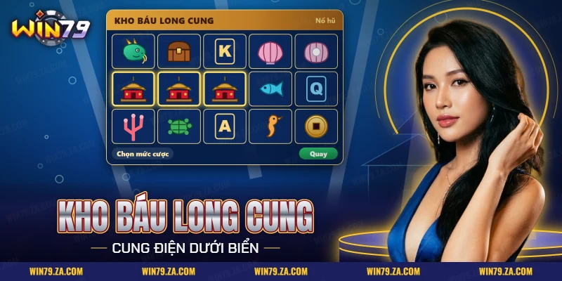Kho báu long cung Win79 với màn slot cung điện dưới biển và rương châu báu